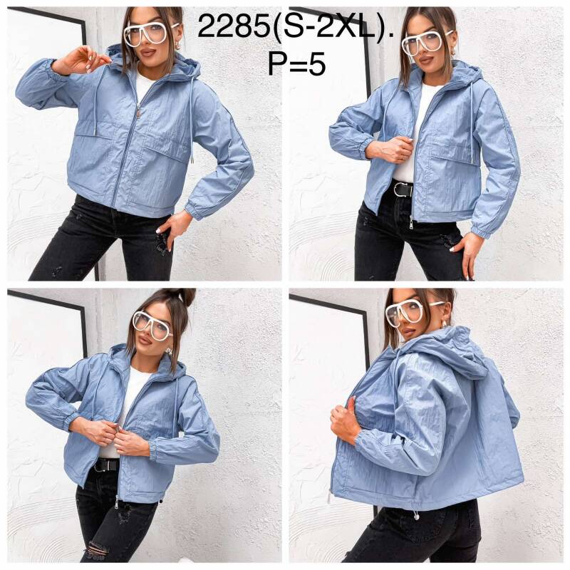 Kurtki damskie cienki Roz S-2XL, 1 Kolor Paczka 5 szt 1